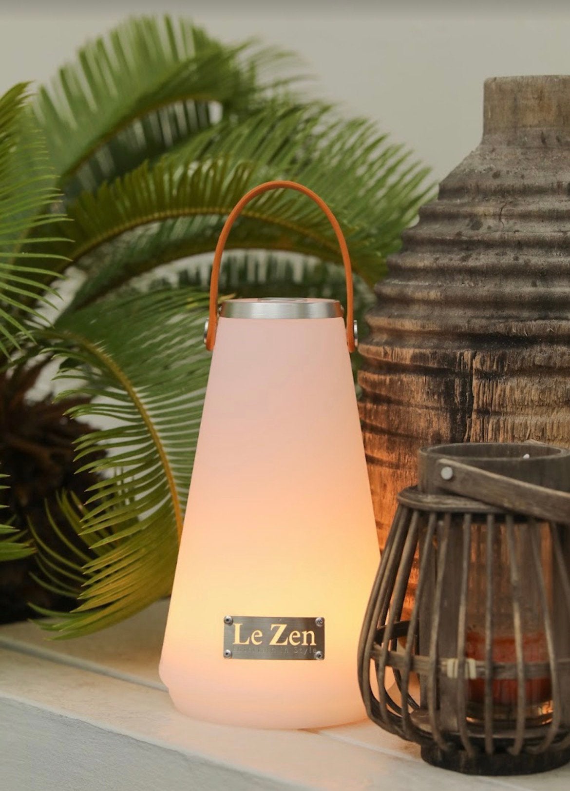NIEUW! Le Zen Lux Sound LED Lamp met Afstandsbediening, Wit, Overige merken, Kunststof, Overige fittingen