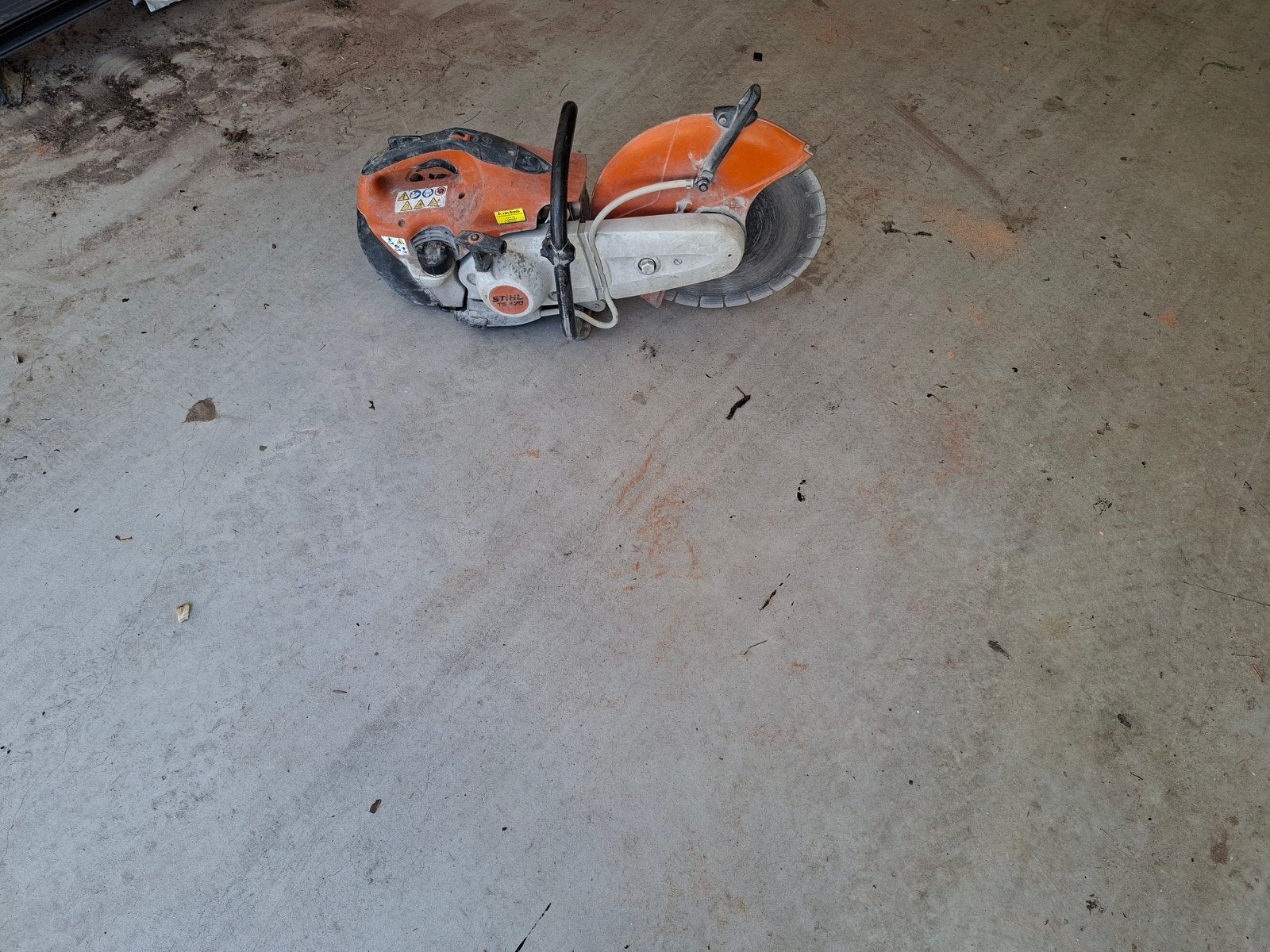 Stihl TS 420 doorslijper Krachtig en betrouwbaar, Ophalen, Stihl, Gebruikt, 70 mm of meer