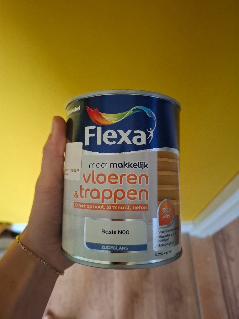 Vloeren en trappen lak blauw 0,75L, Ophalen, Blauw, Nieuw, Lak