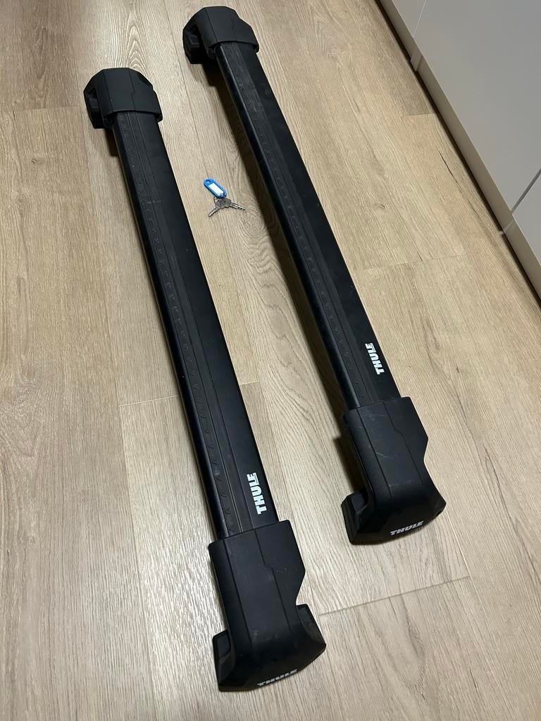 Thule dakdragers (Wingbar) zwart, Auto diversen, Dakdragers, Ophalen of Verzenden, Zo goed als nieuw