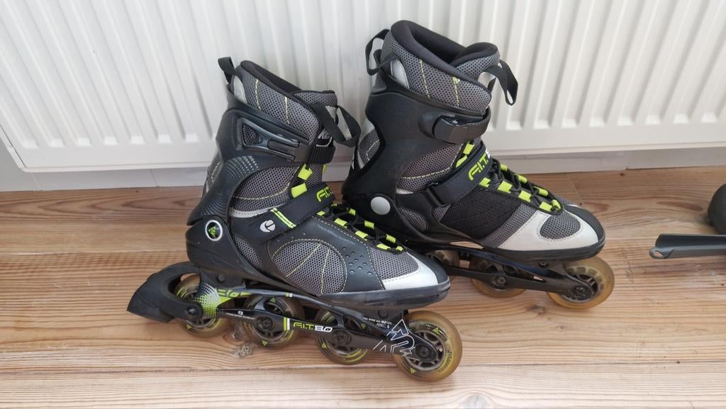 Skeelers - K2 Fit 80 maat 42, weinig gebruikt, K2, Heren, Ophalen of Verzenden, Zo goed als nieuw