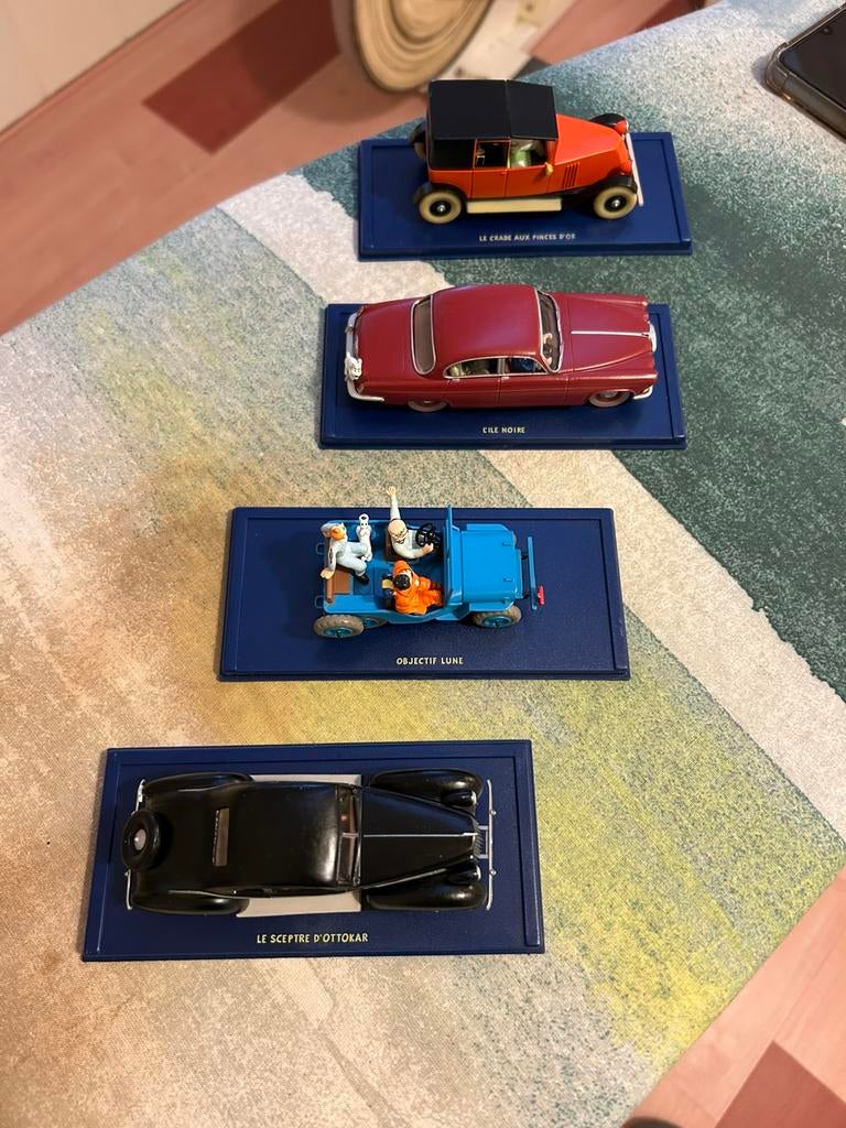 Tin Tin(kuifje) auto’s, Overige merken, Auto, Groter dan 1:32, Ophalen of Verzenden