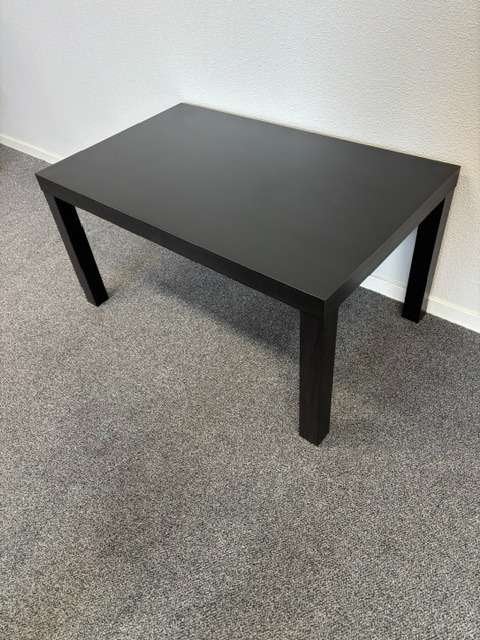 IKEA Lack salontafels 90x55cm zwartbruin, Niet ingevuld, Gebruikt, 50 tot 100 cm, Niet ingevuld