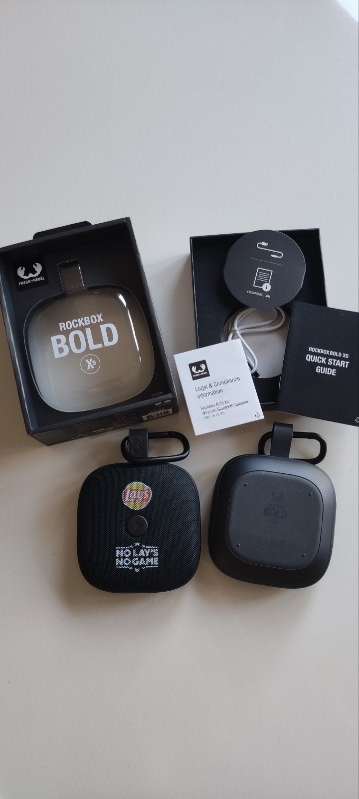 2 x Fresh 'n Rebel Rockbox Bold XS Lay's Special Edition, Audio, Tv en Foto, Luidsprekers, Ophalen of Verzenden, Zo goed als nieuw