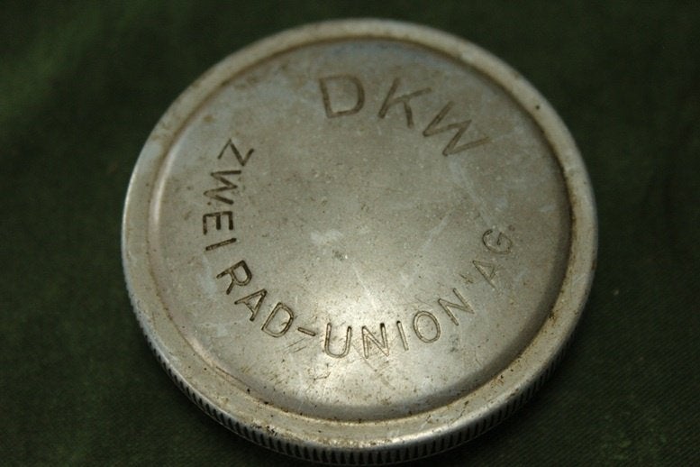 DKW Zweirad Union benzine dop jaren 60 bromfiets patent Blau, Fietsen en Brommers, Ophalen of Verzenden, Gebruikt, Overige merken