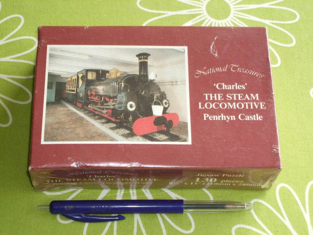 Nieuw in seal: Charles - The Steam Locomotive puzzel 130 st, Ophalen of Verzenden, Minder dan 500 stukjes, Nieuw, Legpuzzel