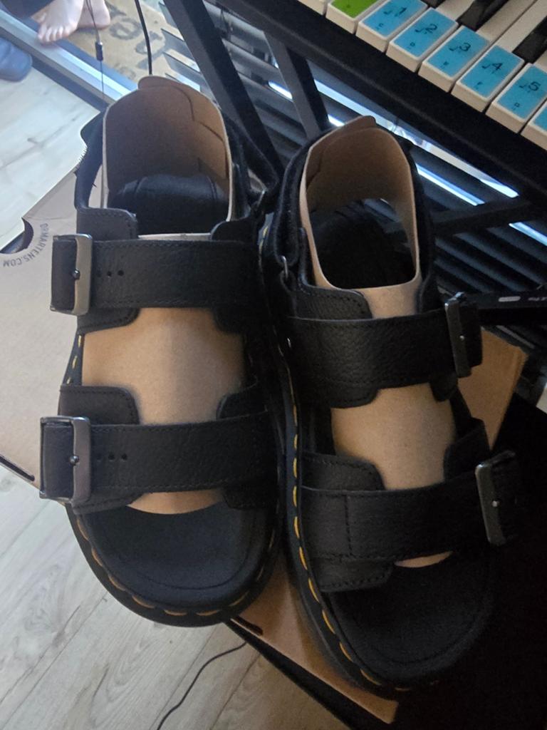 Nieuwe Dr. Martens Zebzag Sandalen - Maat 39, Zwart, Nieuw, Dr. Martens, Sandalen of Muiltjes