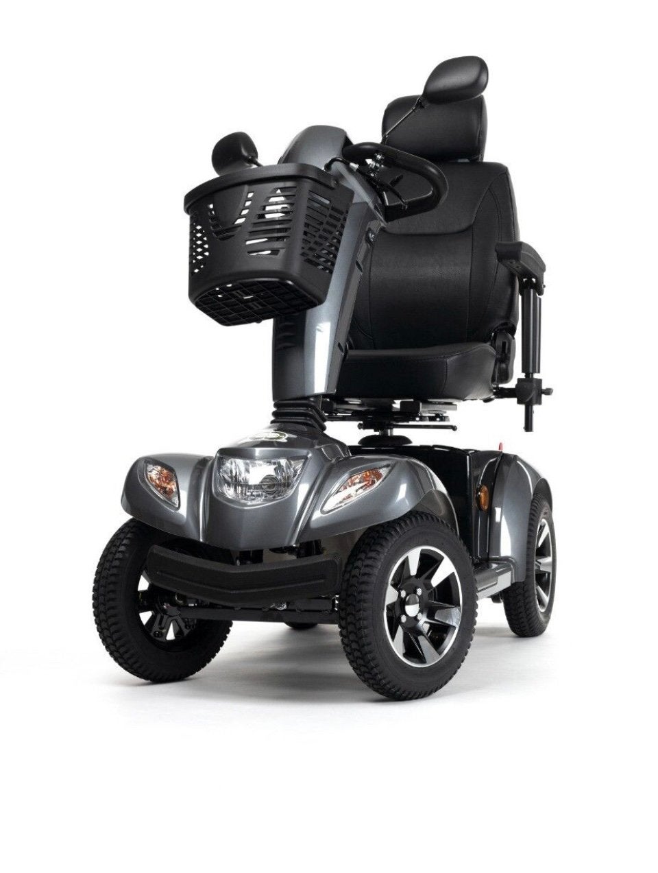 Scootmobiel Leopard 4 LE grijs 80AH-GEL LP, Diversen, Ophalen, Zo goed als nieuw, 46 km of meer, 16 km/u of meer
