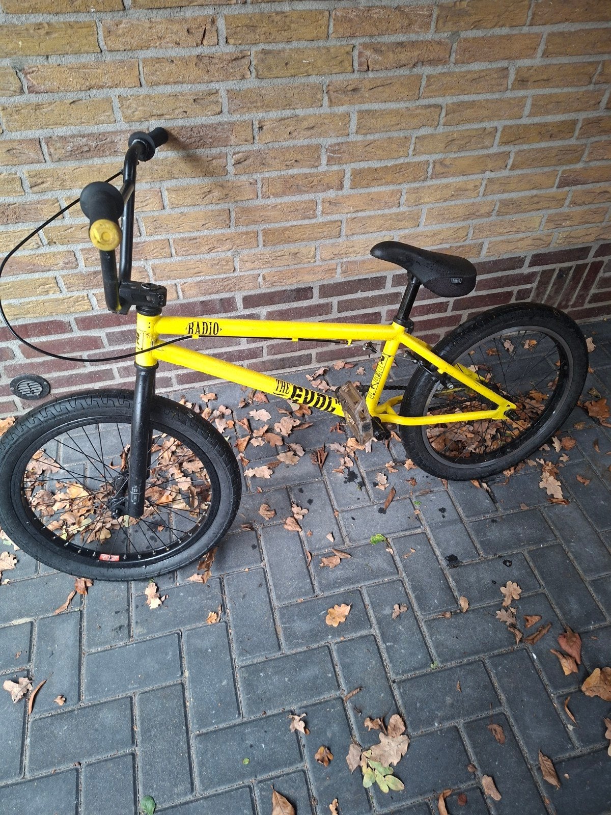 BMX Radio The Evol - Gele Stuntfiets, Ophalen, Gebruikt, Velgrem, Radio