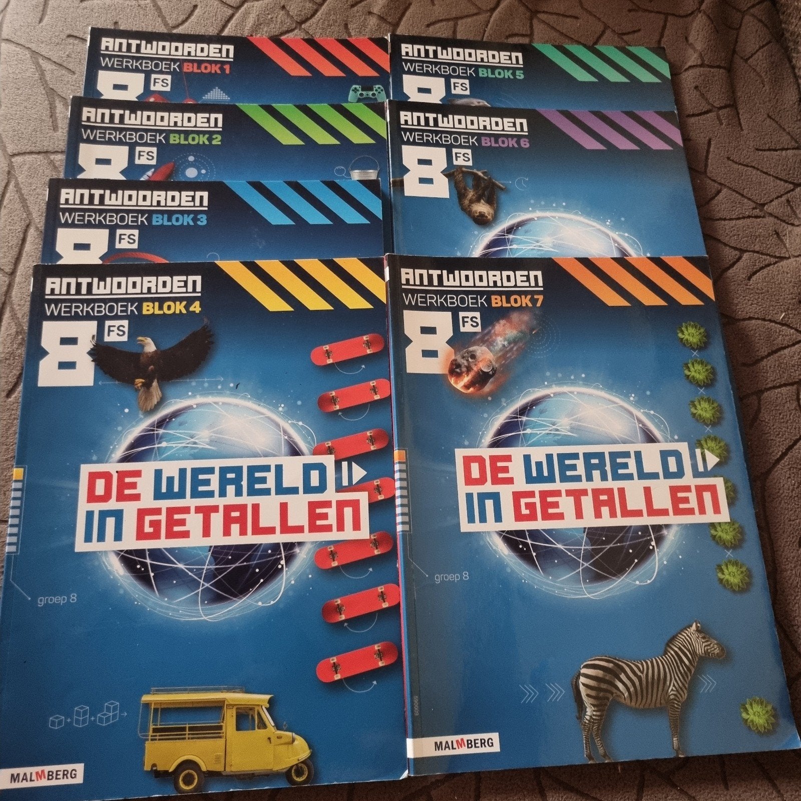 Antwoorden Werkboek De Wereld In Getallen FS Blok 1 t/m 7, Wiskunde A, Malmberg, Ophalen of Verzenden, Zo goed als nieuw