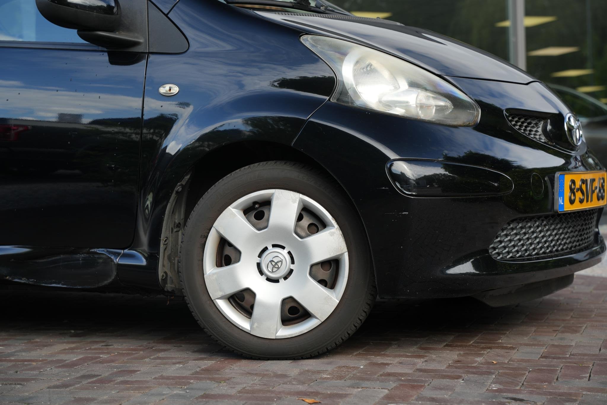 Toyota Aygo 1.0-12V 5 Deurs Airco Stuur verstelbaar Radio/CD, Voorwielaandrijving, Stof, Gebruikt, Bedrijf