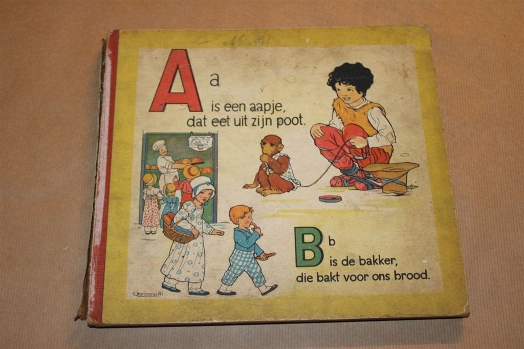 ABC boek Rie Cramer - Zeldzame oude druk ca 1950, Ophalen of Verzenden, Gelezen