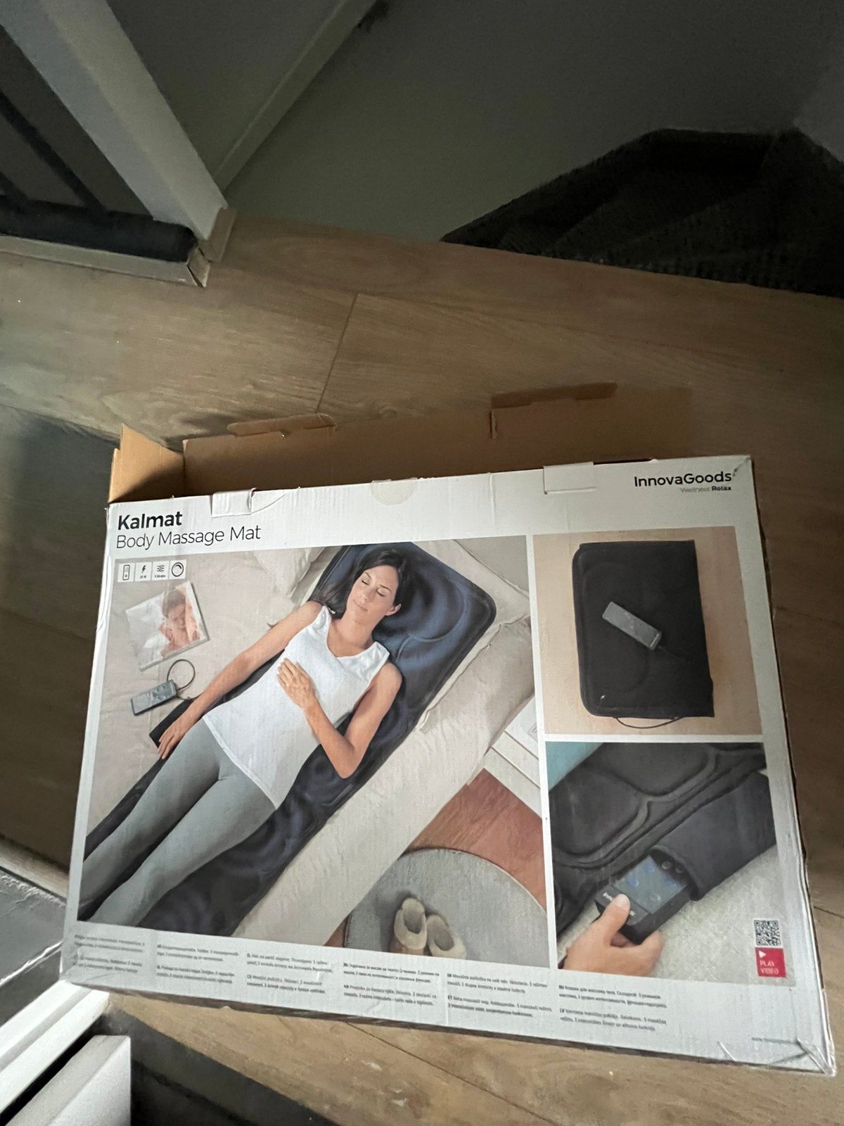 Zwarte body massagemat. Merk Kalmar, Sport en Fitness, Ophalen of Verzenden, Nieuw, Apparaat