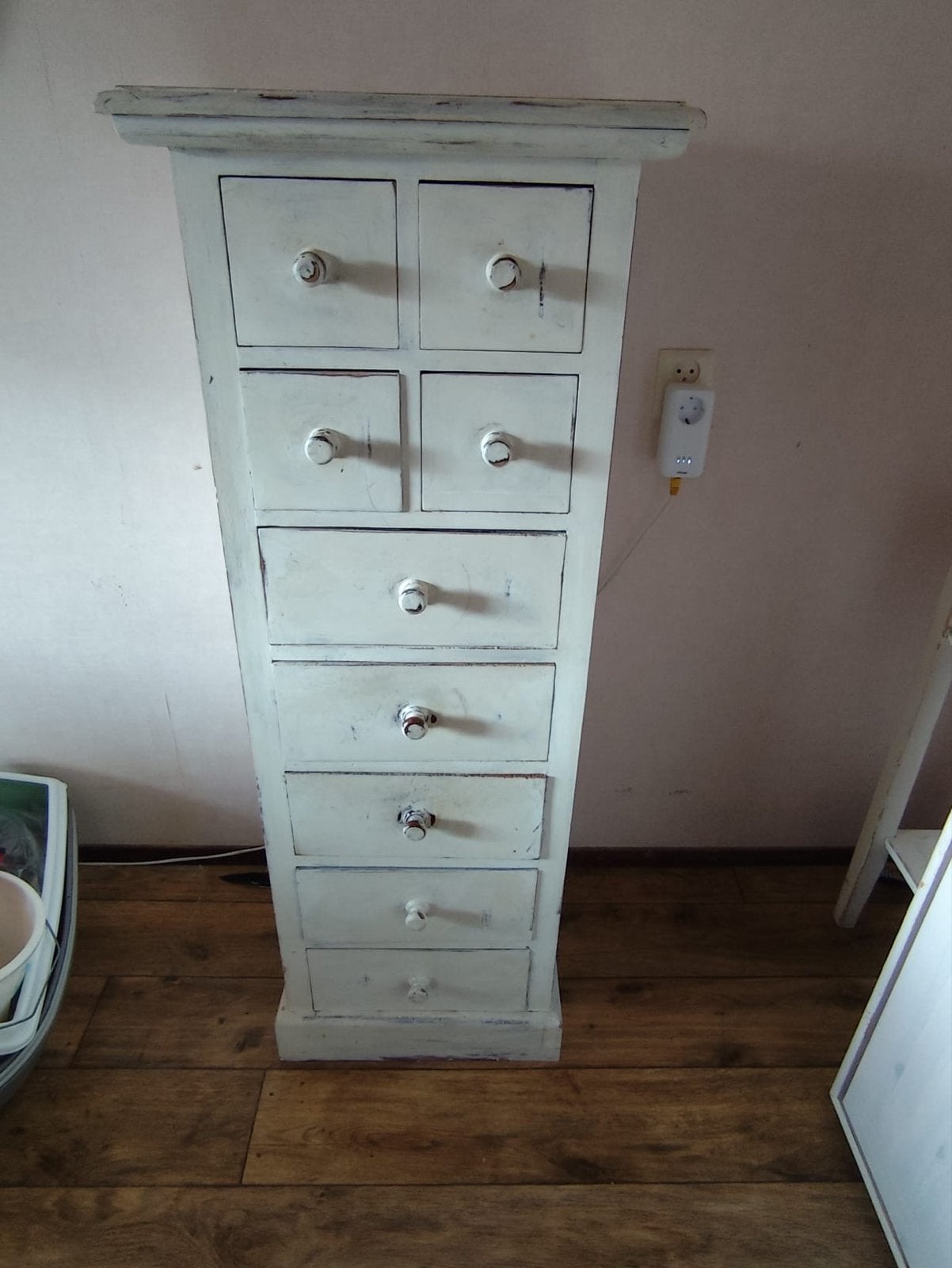 Vintage Apothekerskastje 127x48x40 cm, Huis en Inrichting, Minder dan 50 cm, Gebruikt, Ophalen of Verzenden, Met lade(s)