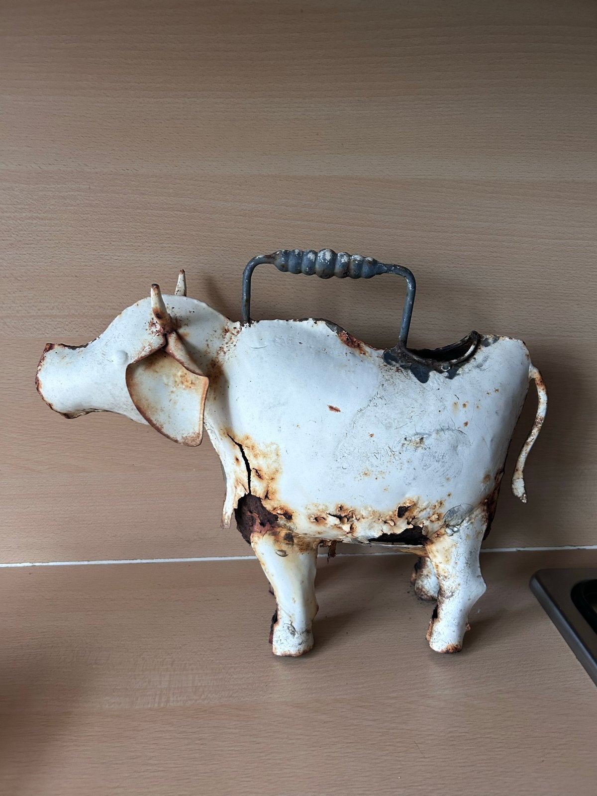 Decoratieve metalen koe metaal, Ophalen of Verzenden