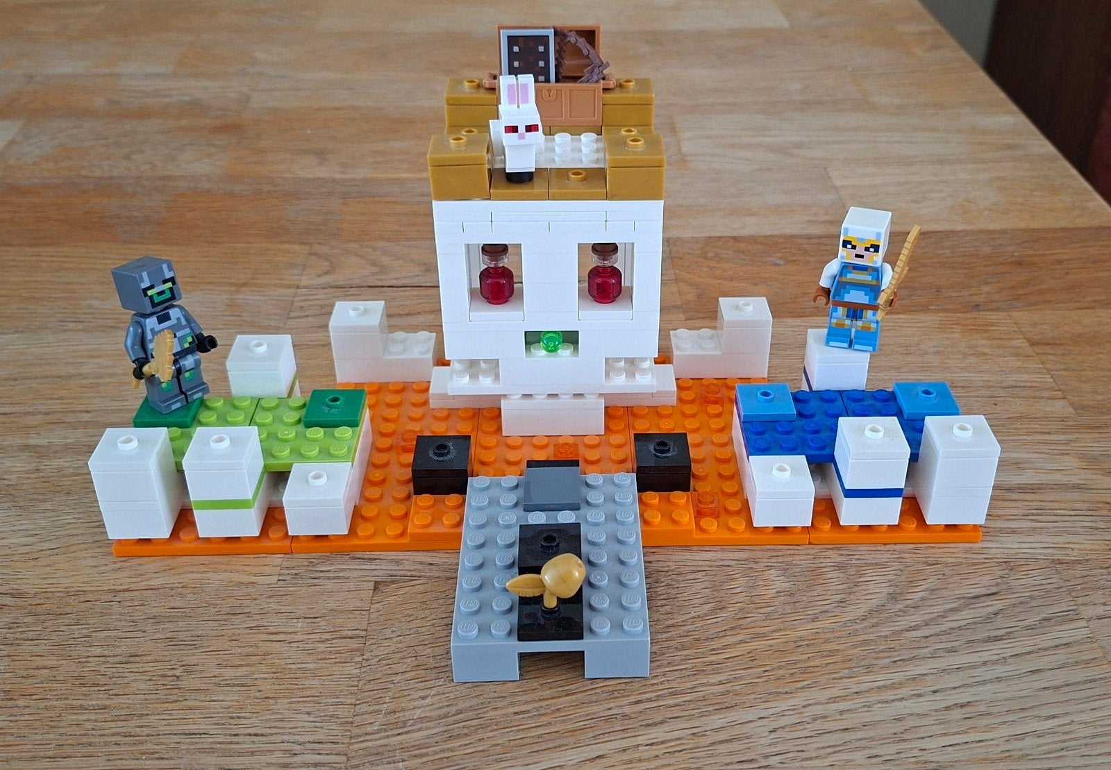 Lego Minecraft set 21145 Skull Arena, Minecraft, Lego, Ophalen of Verzenden, Zo goed als nieuw