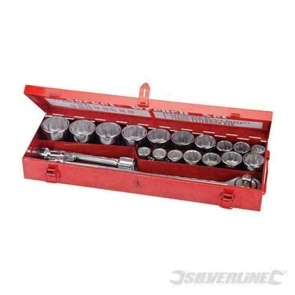 1-delige 3/4" metrische dop sleutel set schuivende t-st, Ophalen of Verzenden, Nieuw