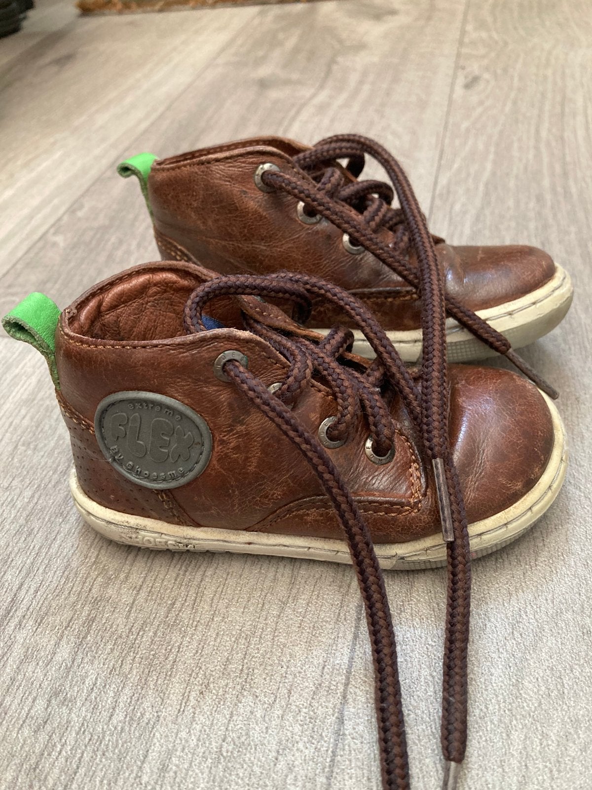 Shoesme leer schoentjes maat 21, Ophalen of Verzenden, Jongetje, Gebruikt, Schoentjes