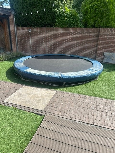Gratis Trampoline Etan, Ophalen, Gebruikt