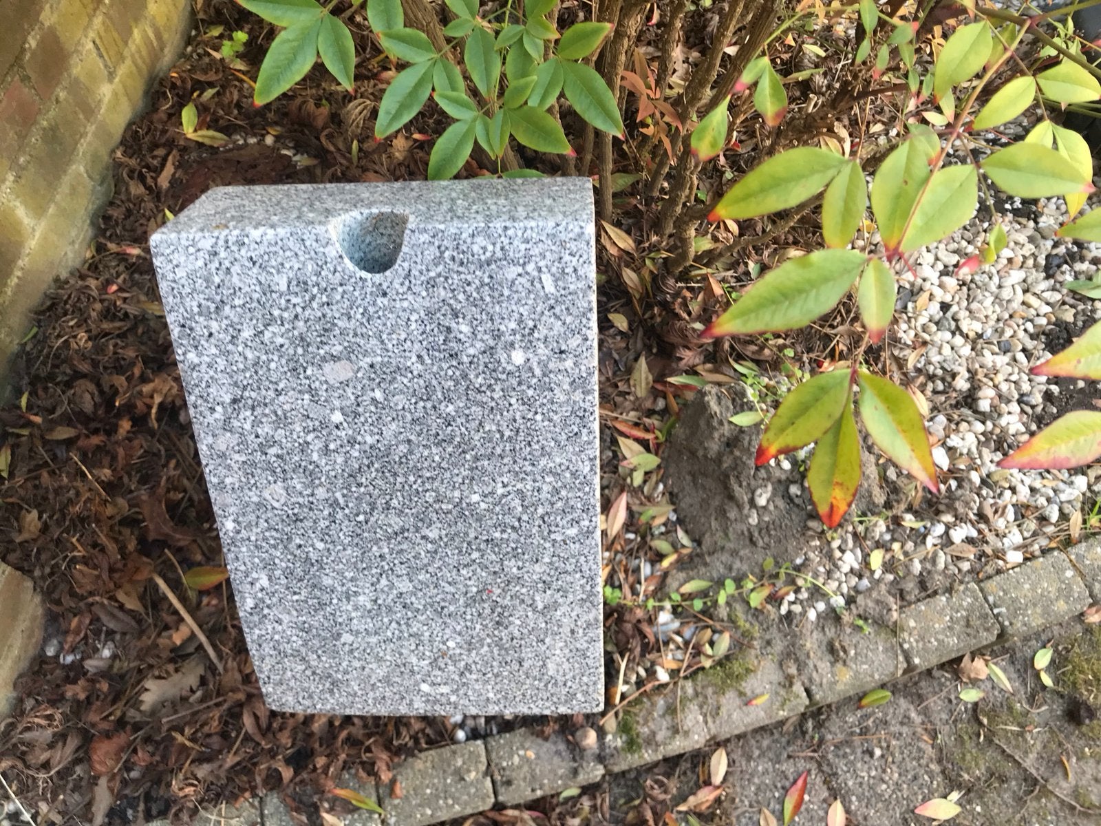 Uniek granieten waterornament voor tuin of vijver, Tuin en Terras, Ophalen of Verzenden, Nieuw, Graniet, Waterornament