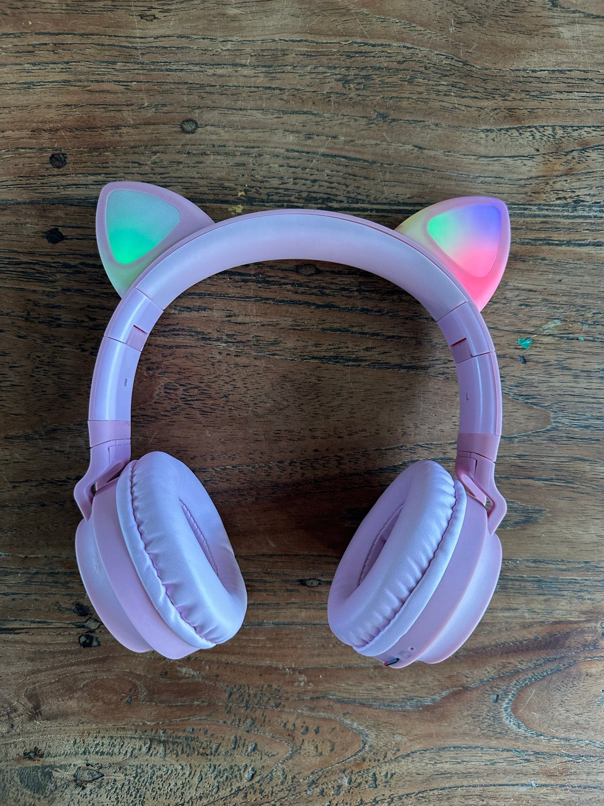 Kinder Bluetooth koptelefoon kattenoren en LED-verlichting, Audio, Tv en Foto, Koptelefoons, Gebruikt, Over-ear, Overige merken