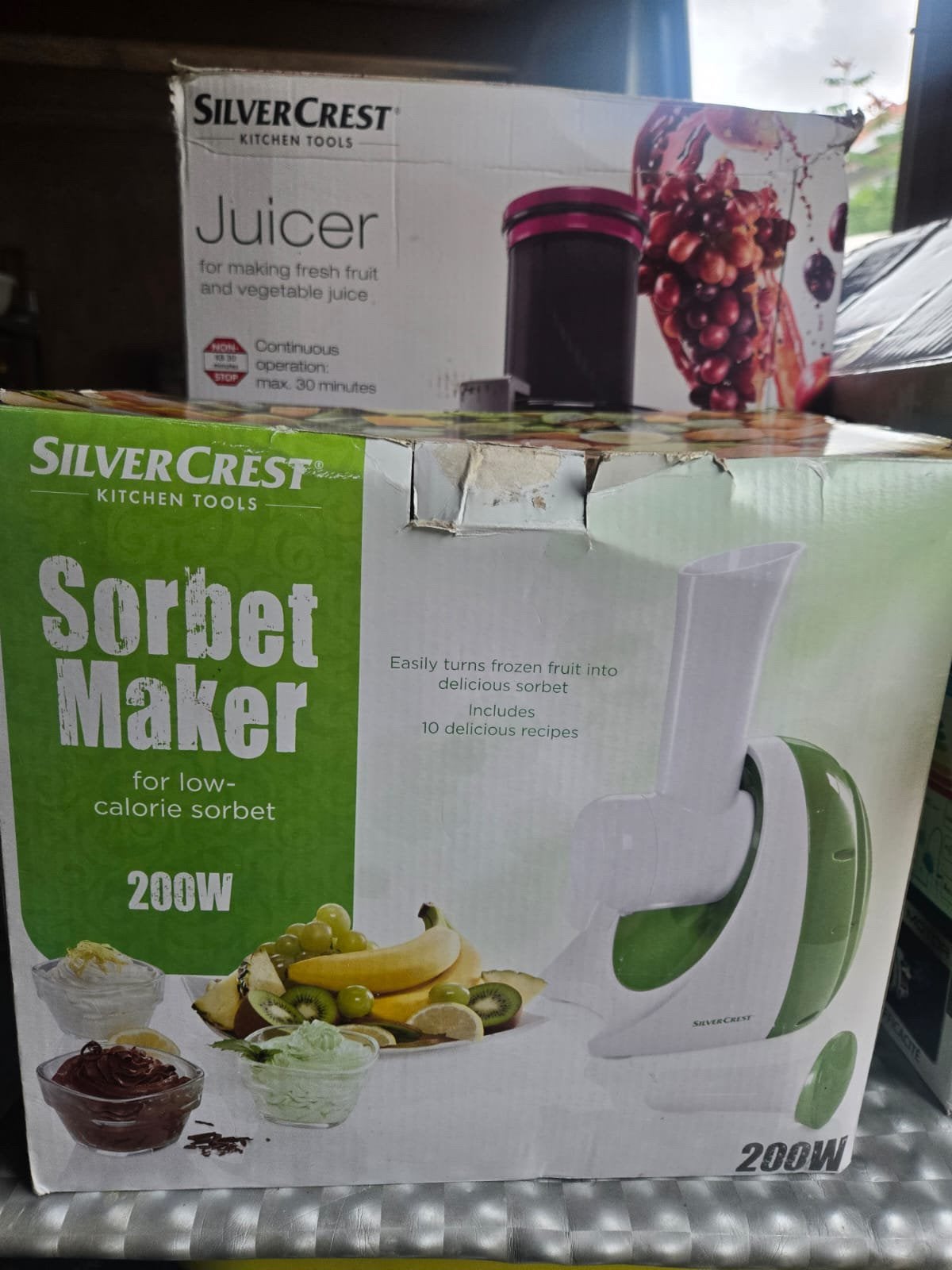 Sorbet maker, Minder dan 1 liter, Ophalen, Zo goed als nieuw, 1 snelheid
