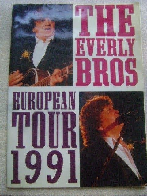 boekje --the every brothers tour 1991, Verzamelen, Ophalen of Verzenden, Gebruikt, Boek, Tijdschrift of Artikel