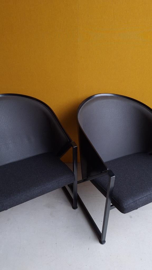 Set van 2 fauteuils, vintage design, Jouko Järvisalo, Huis en Inrichting, Stoelen, Ophalen, Twee, Stof, Nvt