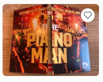 2 TICKETS PIANOMAN 13 DECEMBER  14:00 AHOY GEVRAAGD, Twee personen