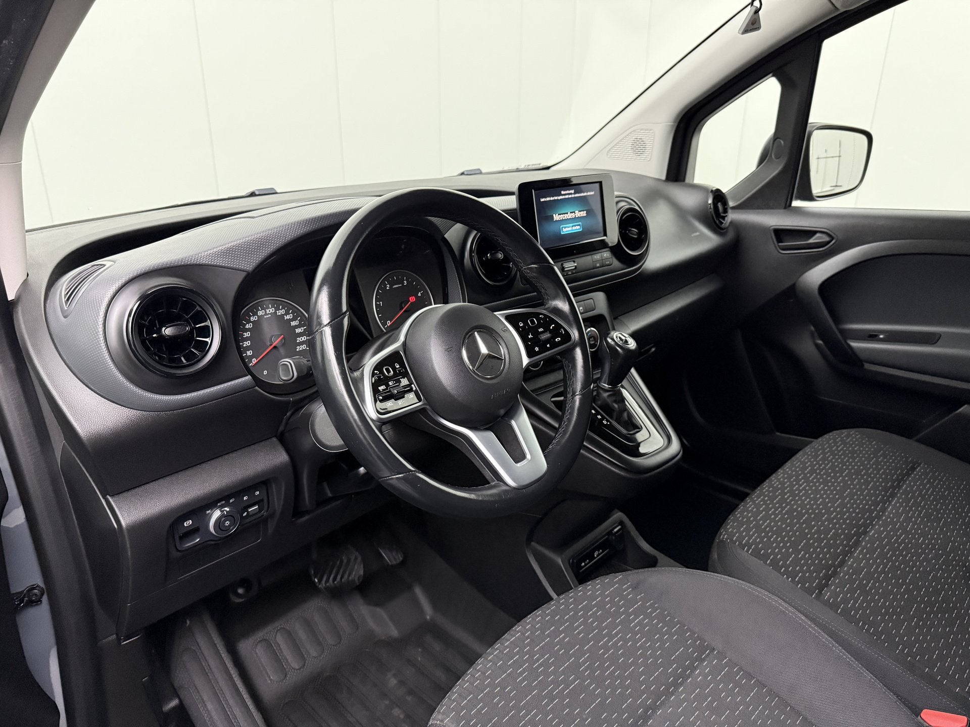 Mercedes-Benz Citan 112CDI Automaat Lang Koelwagen 12/220V |, Stof, Gebruikt, Zwart, Mercedes-Benz