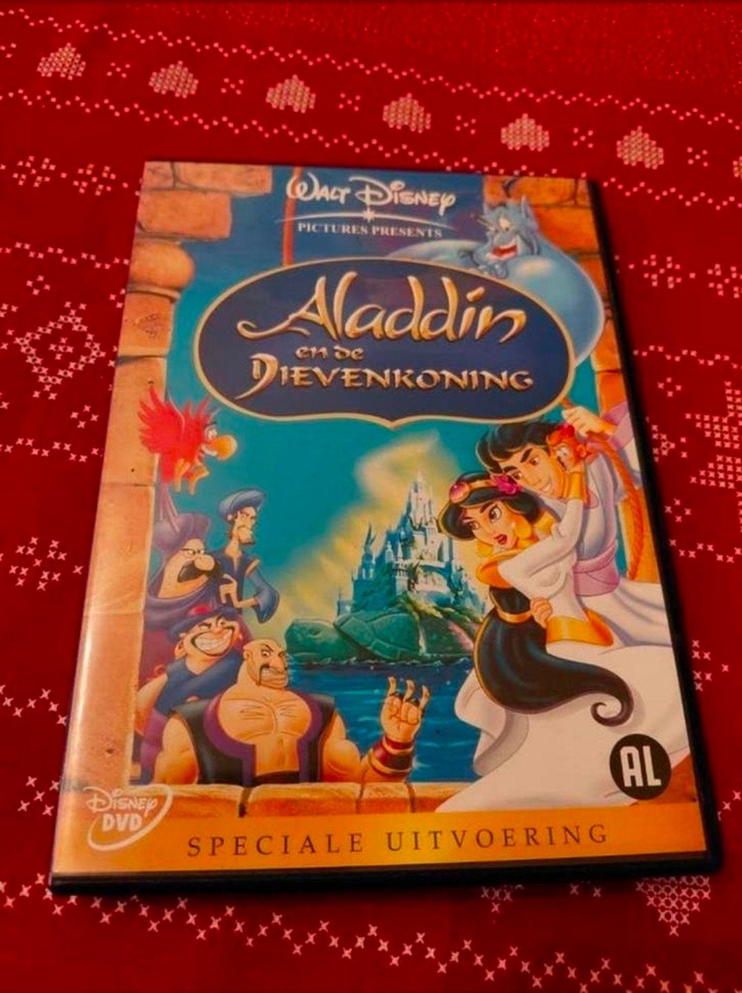 Aladdin en de Dievenkoning dvd. Disney. Speciale uitvoering, Cd's en Dvd's, Europees, Tekenfilm, Alle leeftijden, Ophalen of Verzenden