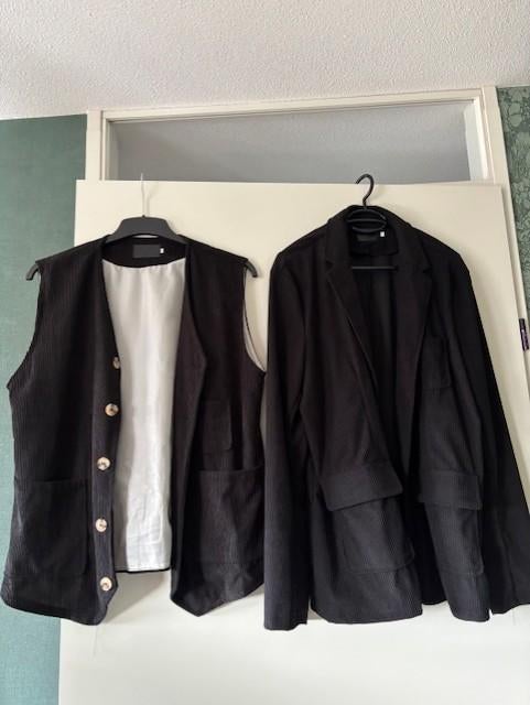 Blazer heren en gilet maat XL, Ophalen, Zo goed als nieuw, Maat 56/58 (XL), Grijs