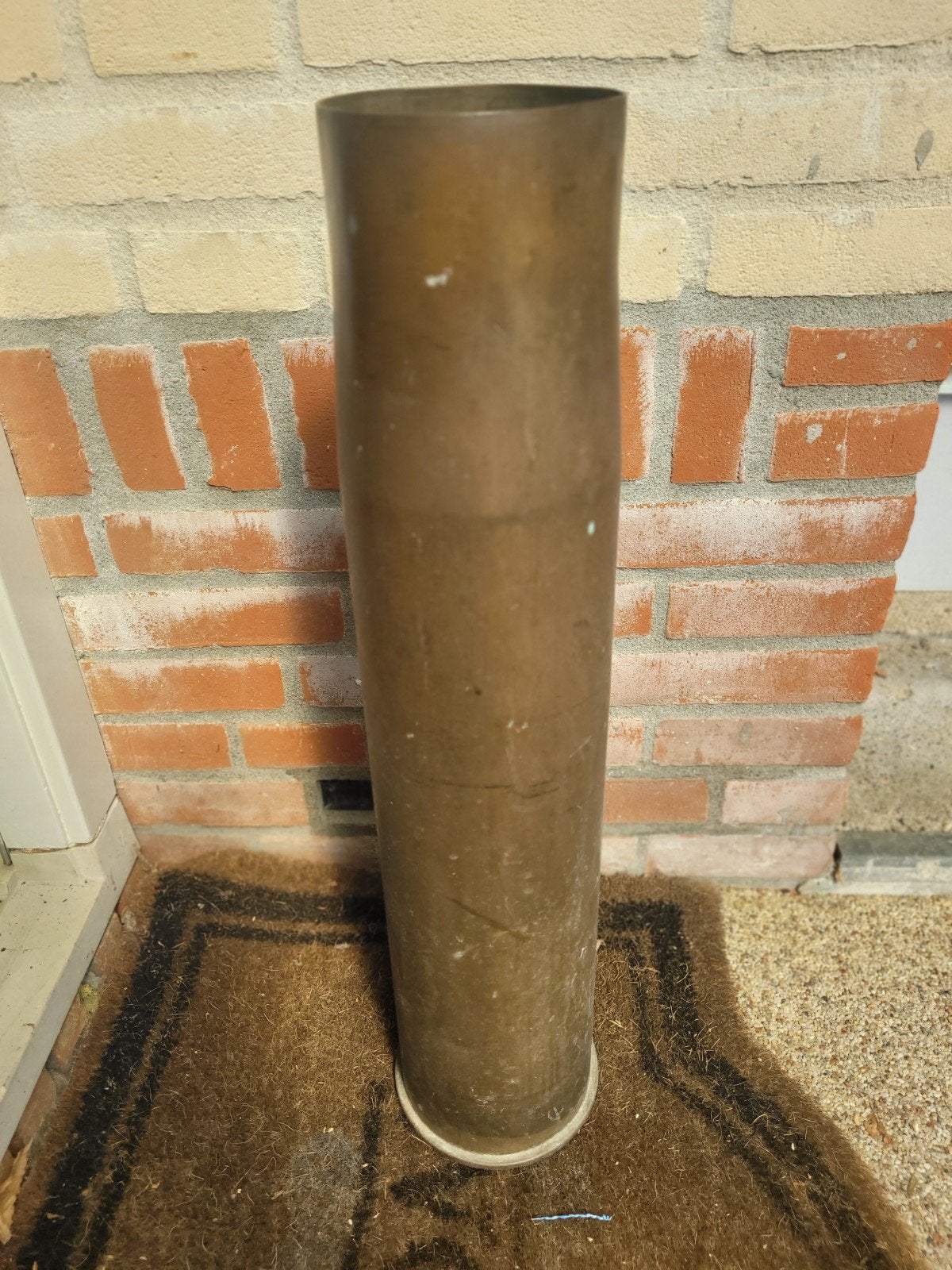 Grote koperen granaathuls - 105MM RW 1971/1972, Ophalen, Landmacht, Nederland, Hulzen of Bodemvondsten