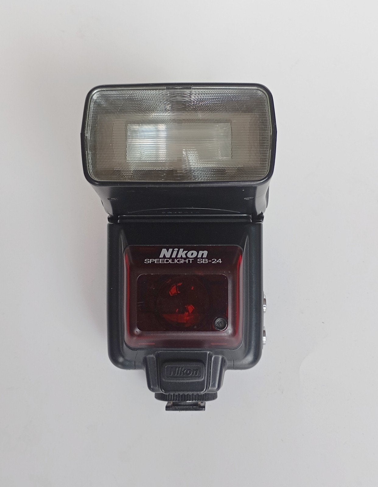 Nikon Flitser SB-24, Audio, Tv en Foto, Nikon, Draaibaar, Gebruikt, Externe flitser