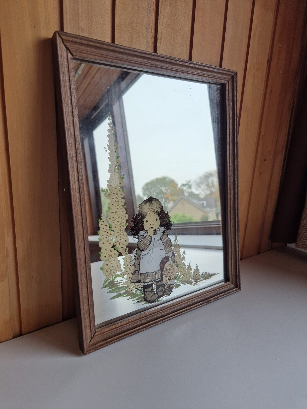 Holly Hobbie spiegel, Ophalen of Verzenden, Rechthoekig, Minder dan 50 cm, Minder dan 100 cm