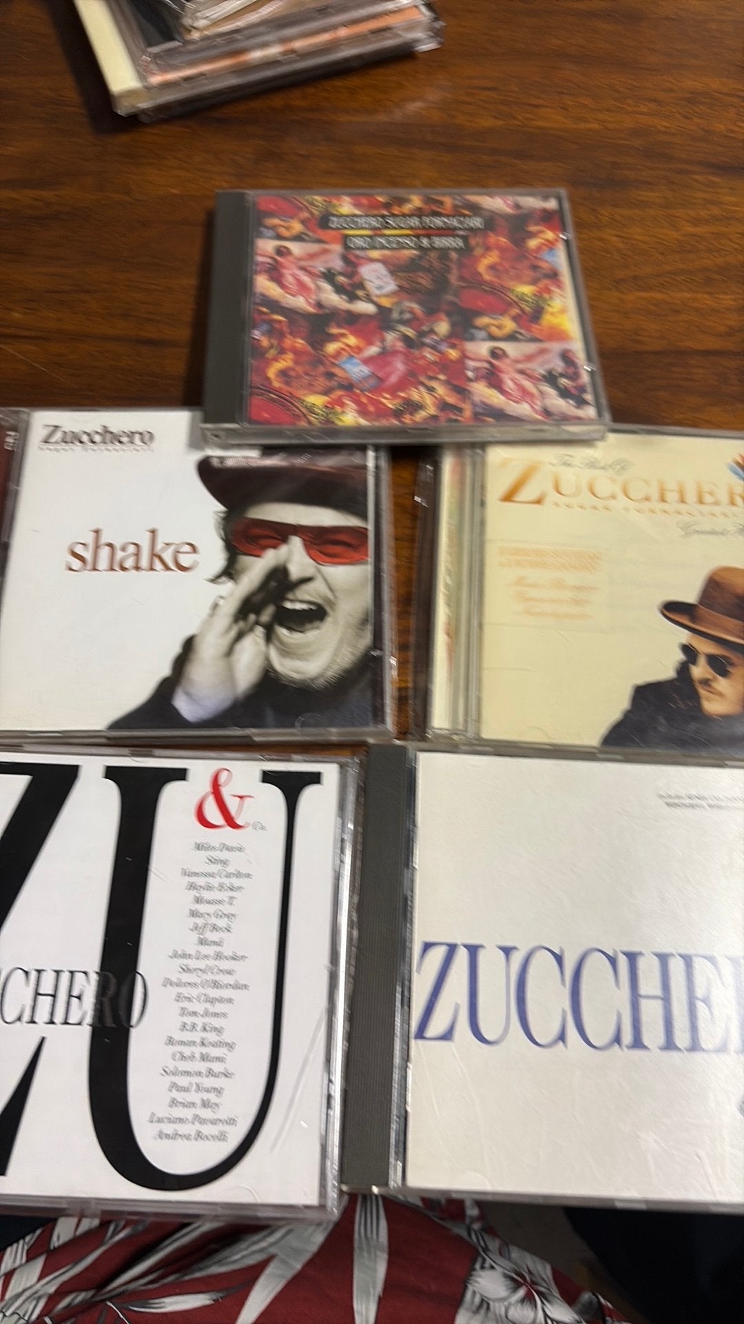 Zucchero 5 cd collectie in goede staat een koop, Ophalen of Verzenden, Zo goed als nieuw