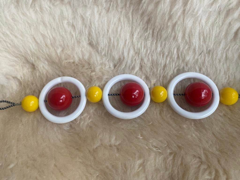 Vintage Brio Toddler Wobbler wagenspanner jaren ‘70, Ophalen of Verzenden, Zo goed als nieuw, Rammelaar, Met geluid