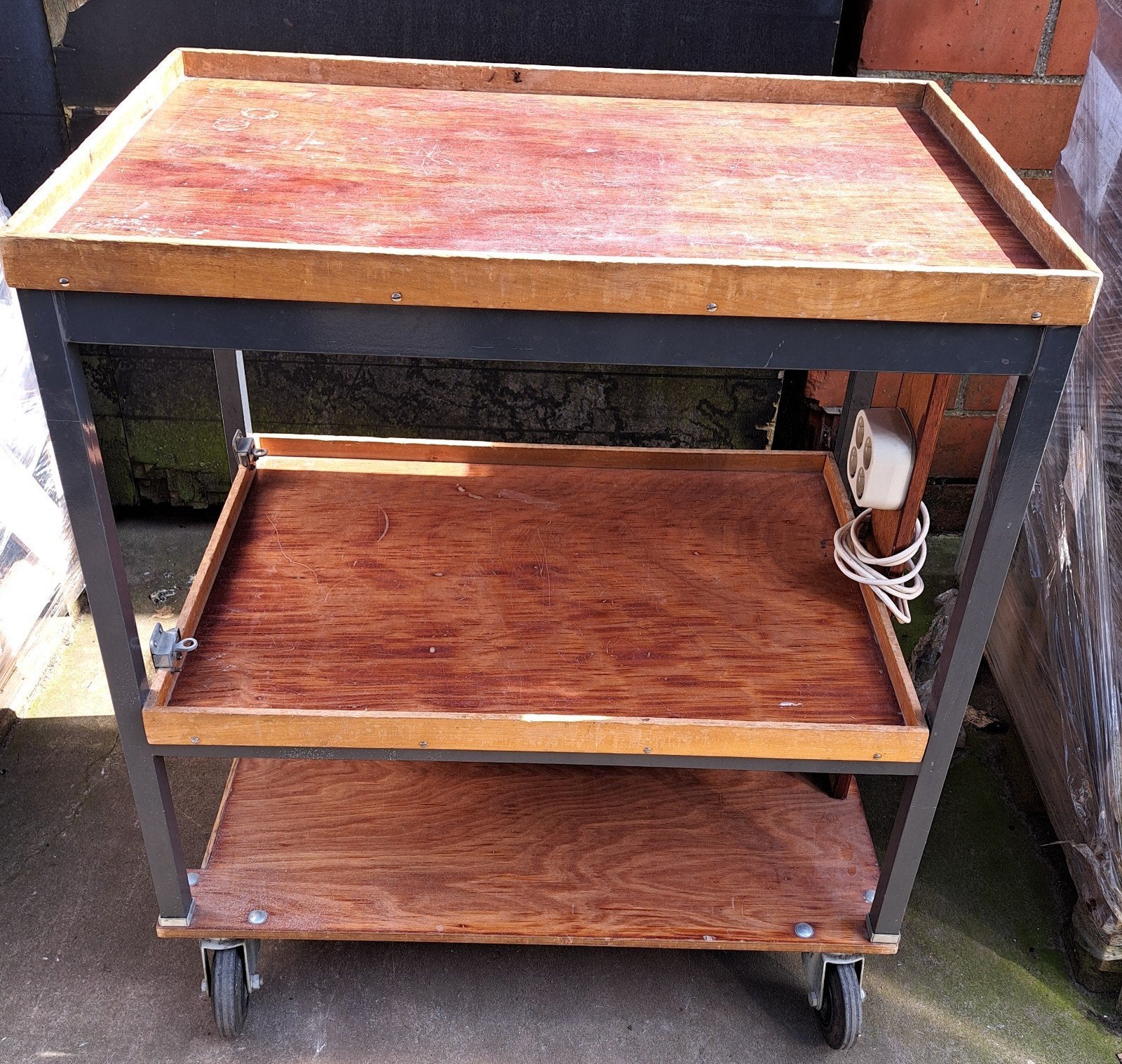 Kar karren trolley decoratie, Ophalen