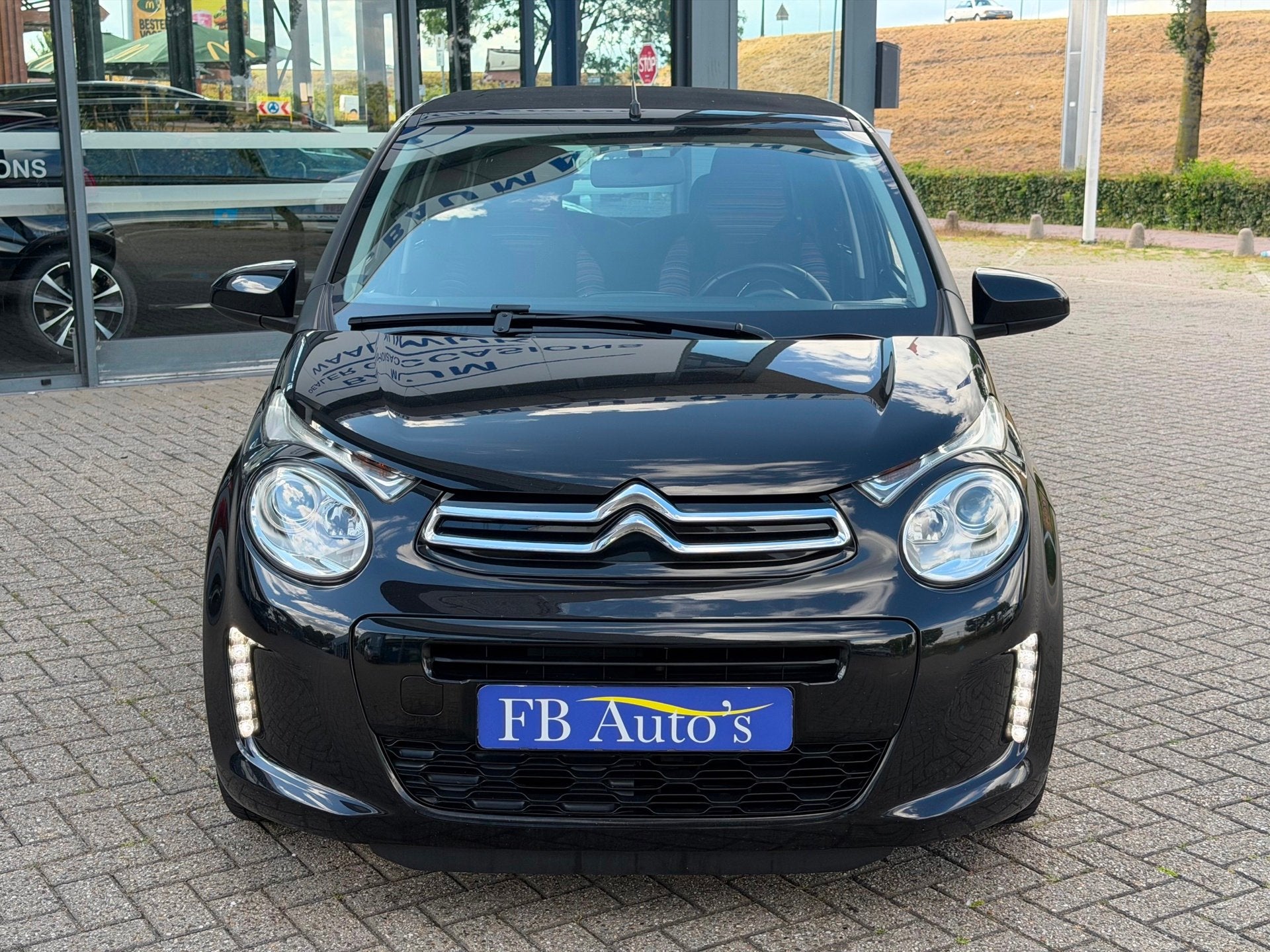 Citroen C1 1.0 VTi Airscape Shine Airco Lmv Camera Cabrio, Auto's, Stof, Gebruikt, 4 stoelen, C1