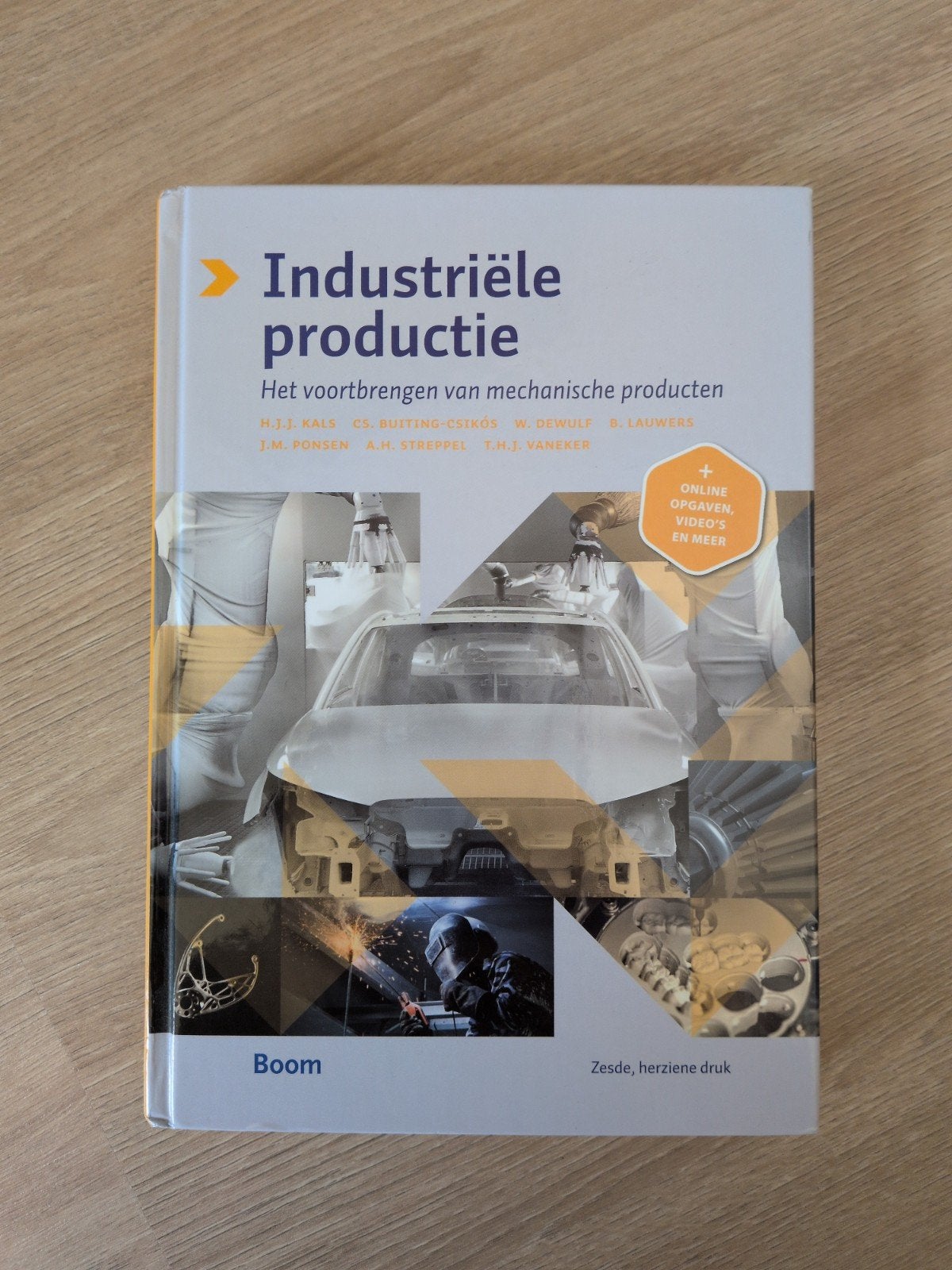 Industriële Productie - Werktuigbouwkunde Boek, Boeken, Techniek, Ophalen of Verzenden, Zo goed als nieuw, Werktuigbouwkunde, H.J. Bal, E.A. Bulting, S. Kok, W. Oomen, B. Lauwers
