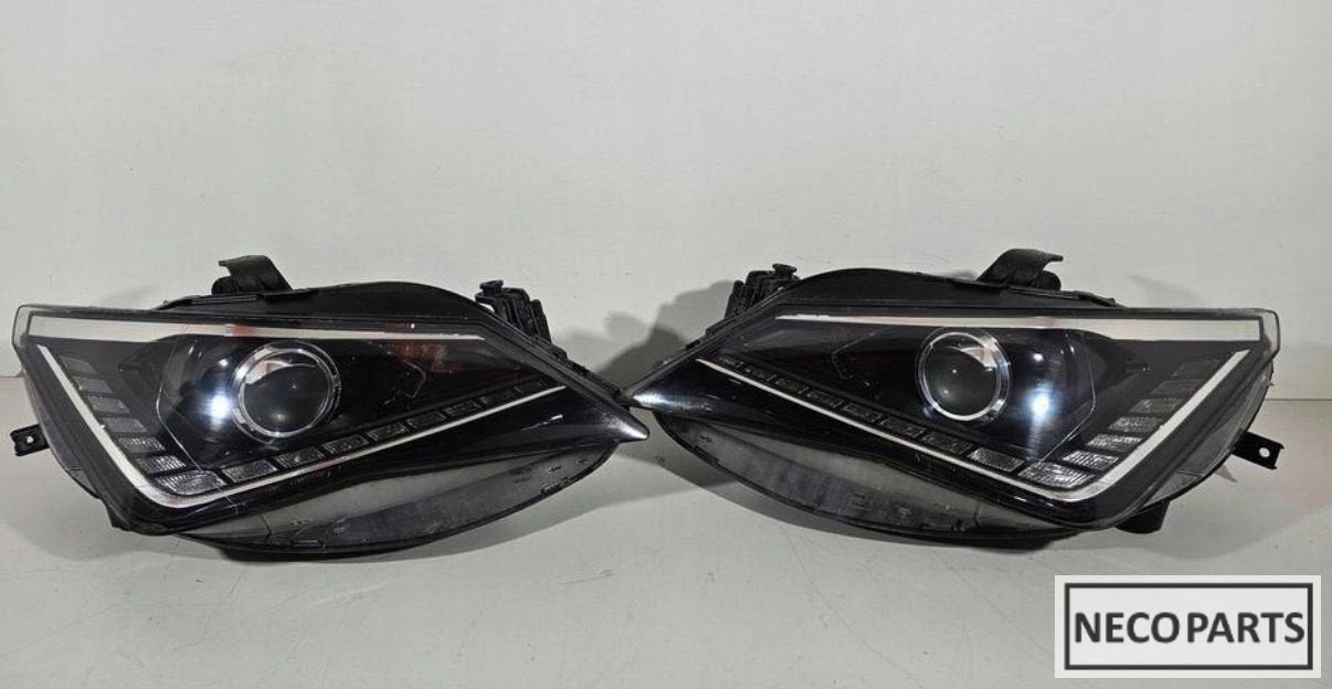 SEAT IBIZA 6J FACELIFT XENON LED KOPLAMPEN COMPLEET, Auto-onderdelen, Verlichting, Gebruikt, -, -, Ophalen of Verzenden