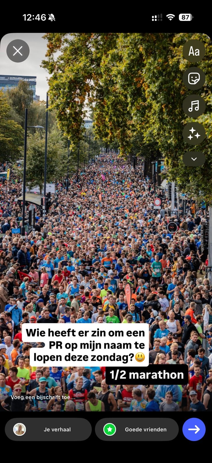 Startbewijs halve marathon Eindhoven, Tickets en Kaartjes, Eén persoon