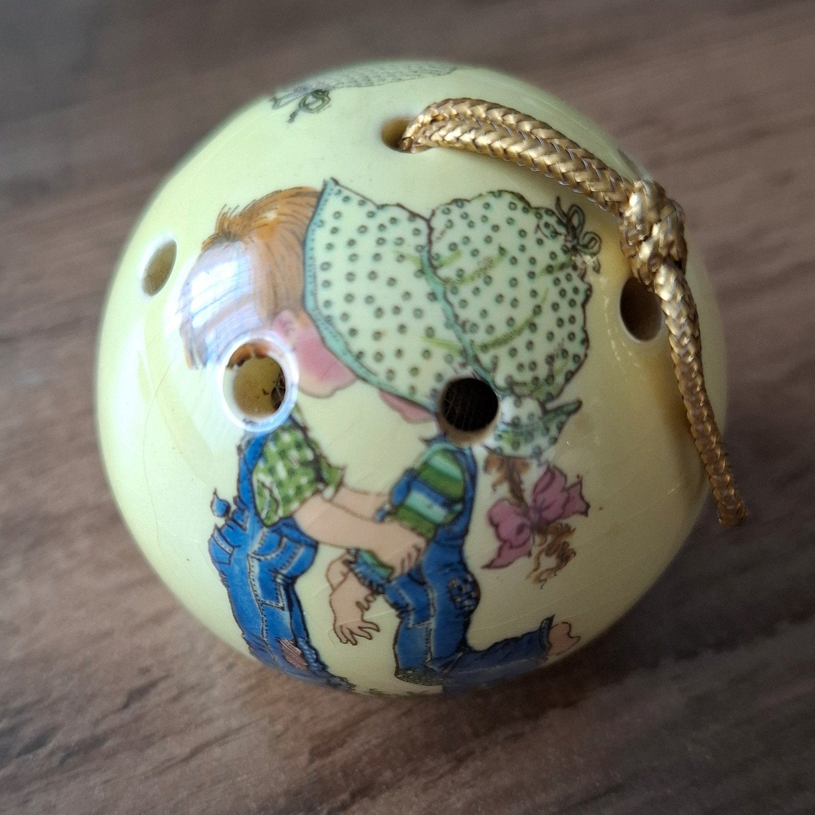 Sarah Kay Keramische Pomander - Vintage Geurbal, Ophalen of Verzenden