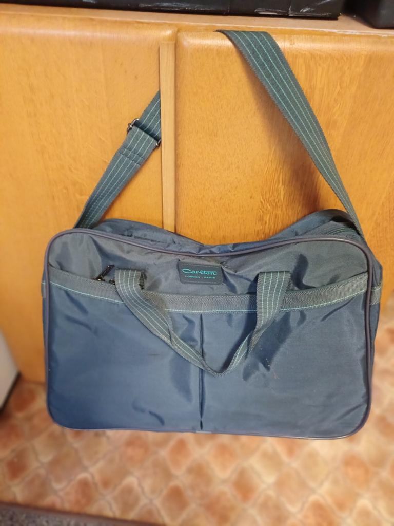Luxe Carlton London & Paris tas, grijs, Ophalen of Verzenden, Gebruikt, Grijs, Overige typen