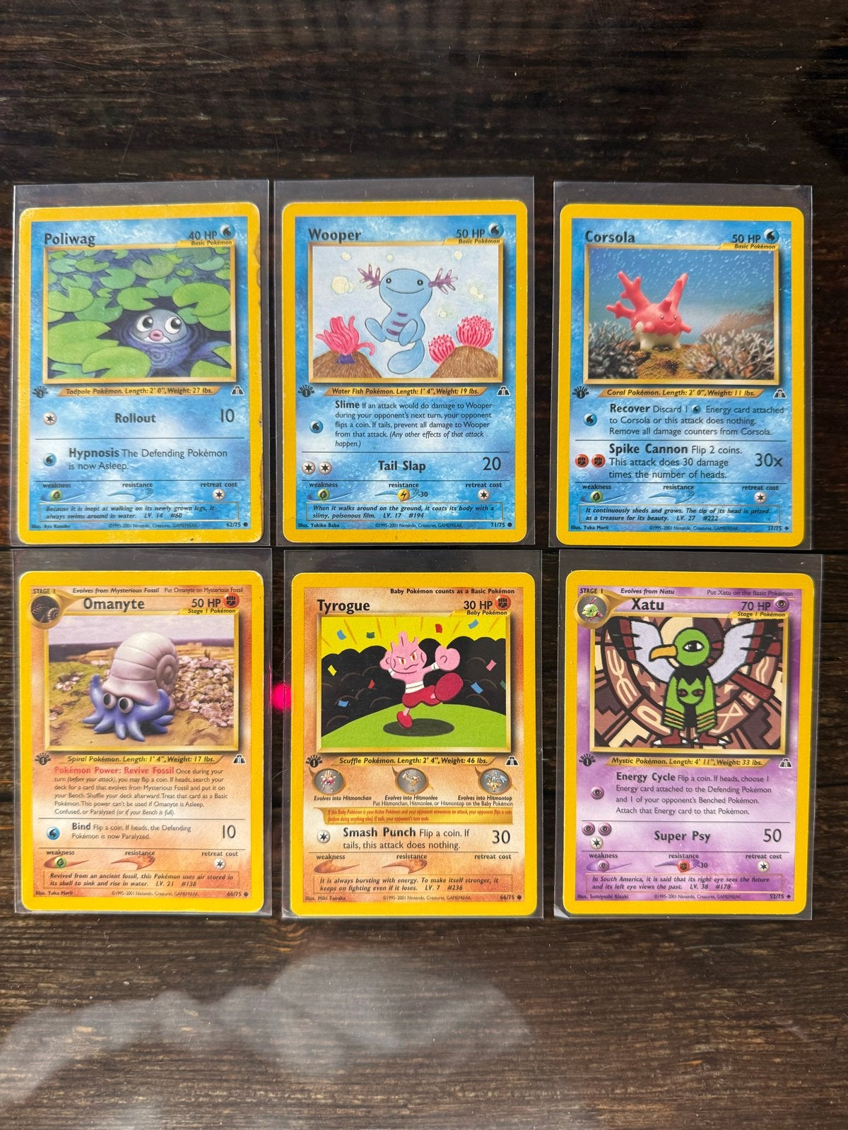 Pokémon Neo Discovery Set - Allemaal 1st Edition Kaarten, Ophalen of Verzenden, Gebruikt, Meerdere kaarten