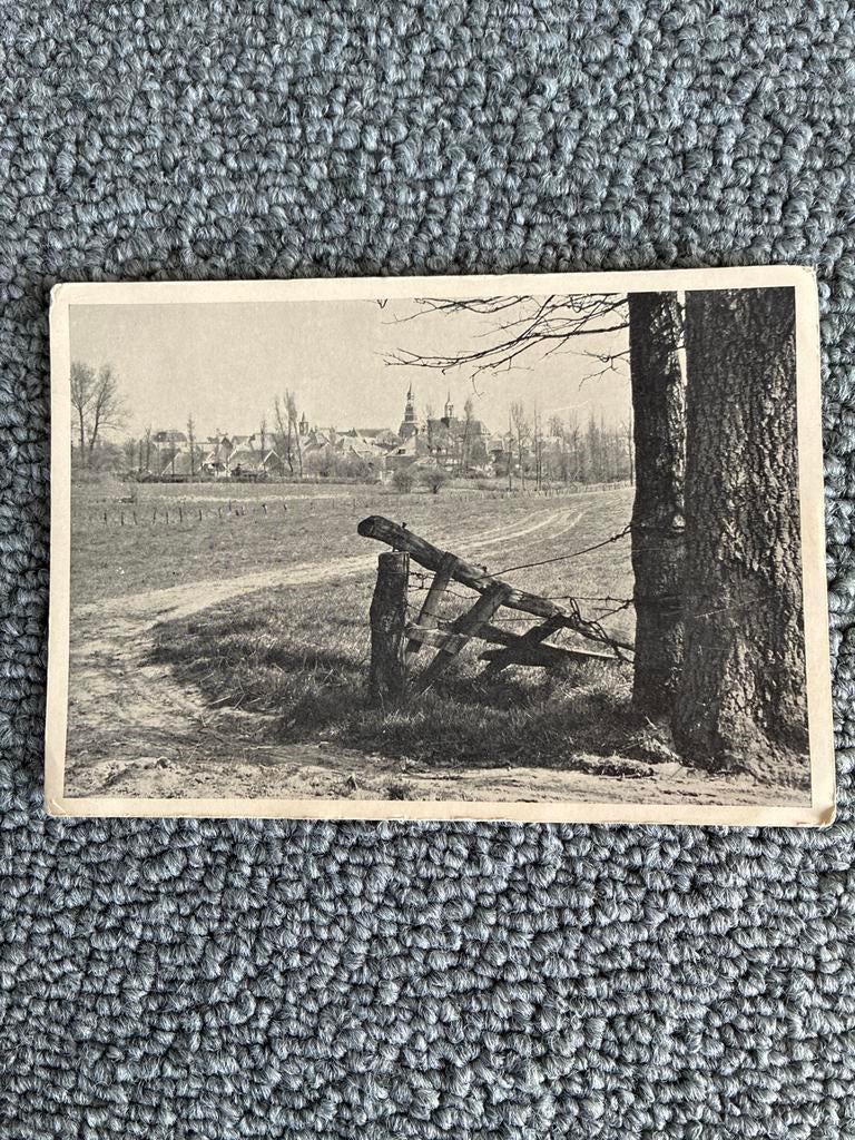 Oude Ansichtkaart Ootmarsum - Panorama Westzijde, Verzamelen, Ansichtkaarten | Nederland, Ophalen of Verzenden, 1940 tot 1960