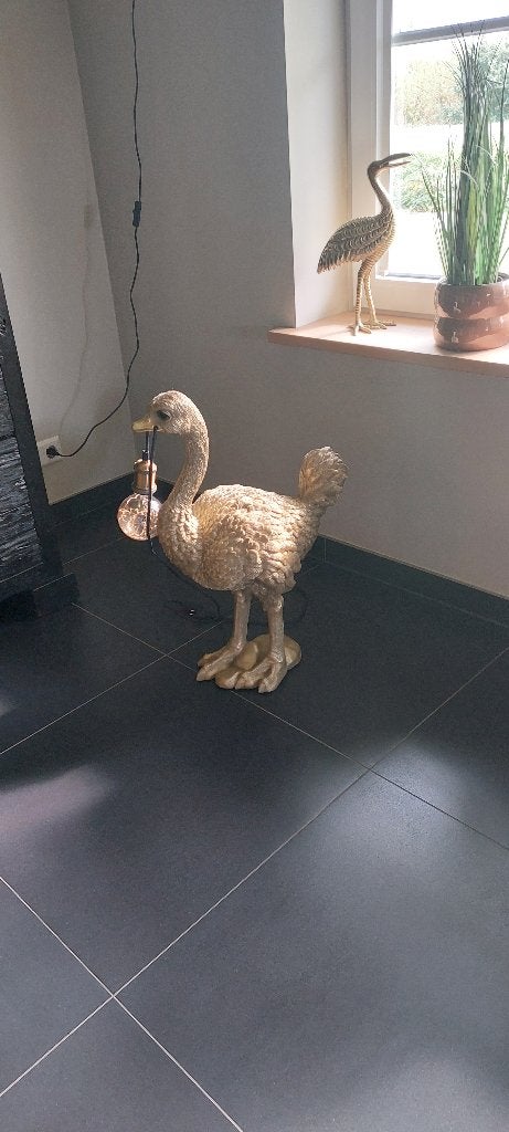 Struisvogellamp, Ophalen, Zo goed als nieuw