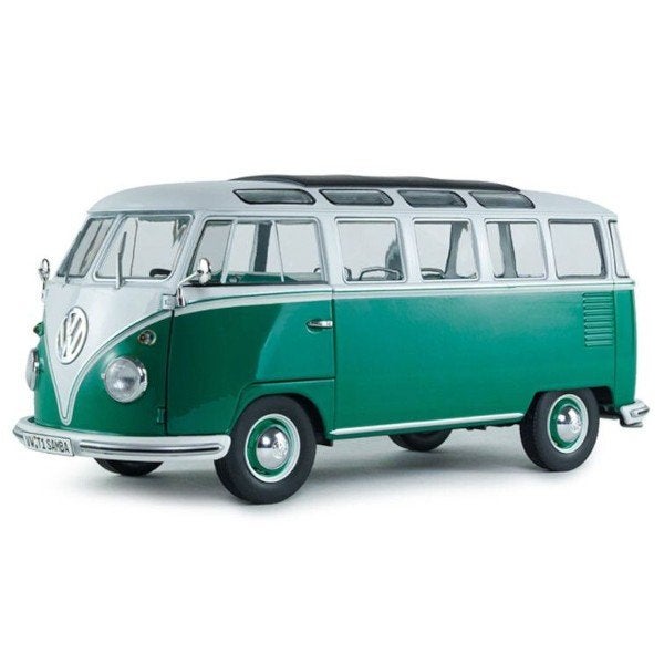 Volkswagen T1 Samba 1962 Groen Wit Schaal 1/18 Solido, Solido, Auto, Solido, Nieuw