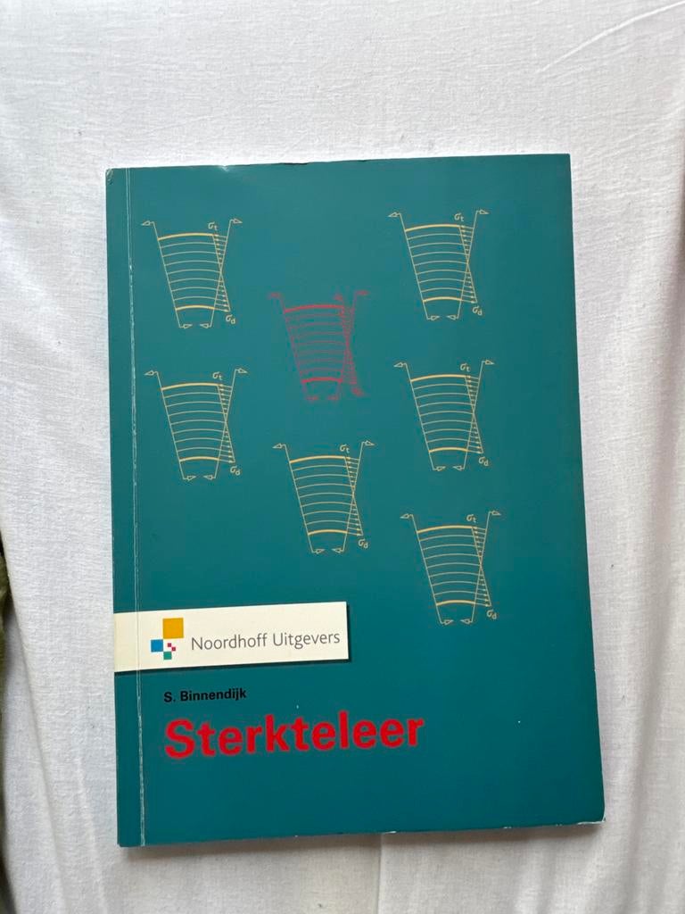 Boek Sterkteleer S. Binnendijk - Noordhoff Uitgevers, Ophalen of Verzenden, Beta, Gelezen, HBO