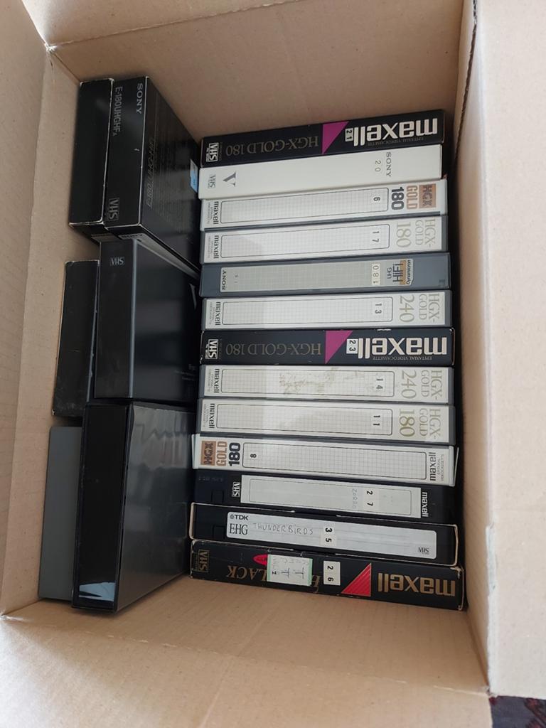 Grote partij VHS-banden: Maxell, Sony, TDK., Alle leeftijden, Ophalen of Verzenden, Nieuw in verpakking, Overige genres